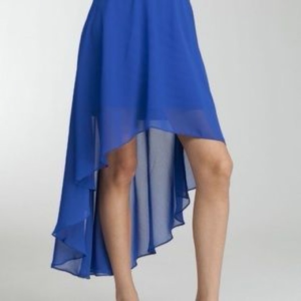 Umgee USA Cobalt Blue High Low Skirt